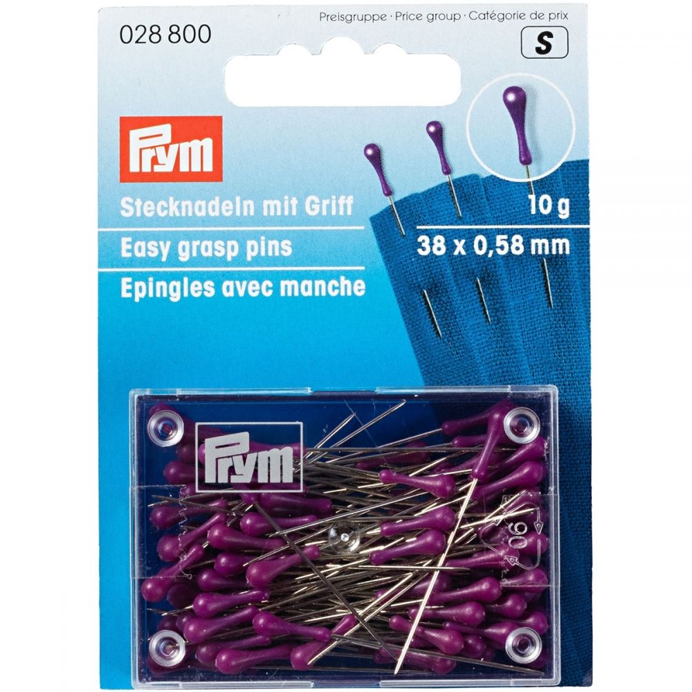 Prym Easy Grasp Pins - 38mm x 0.58mm 10g