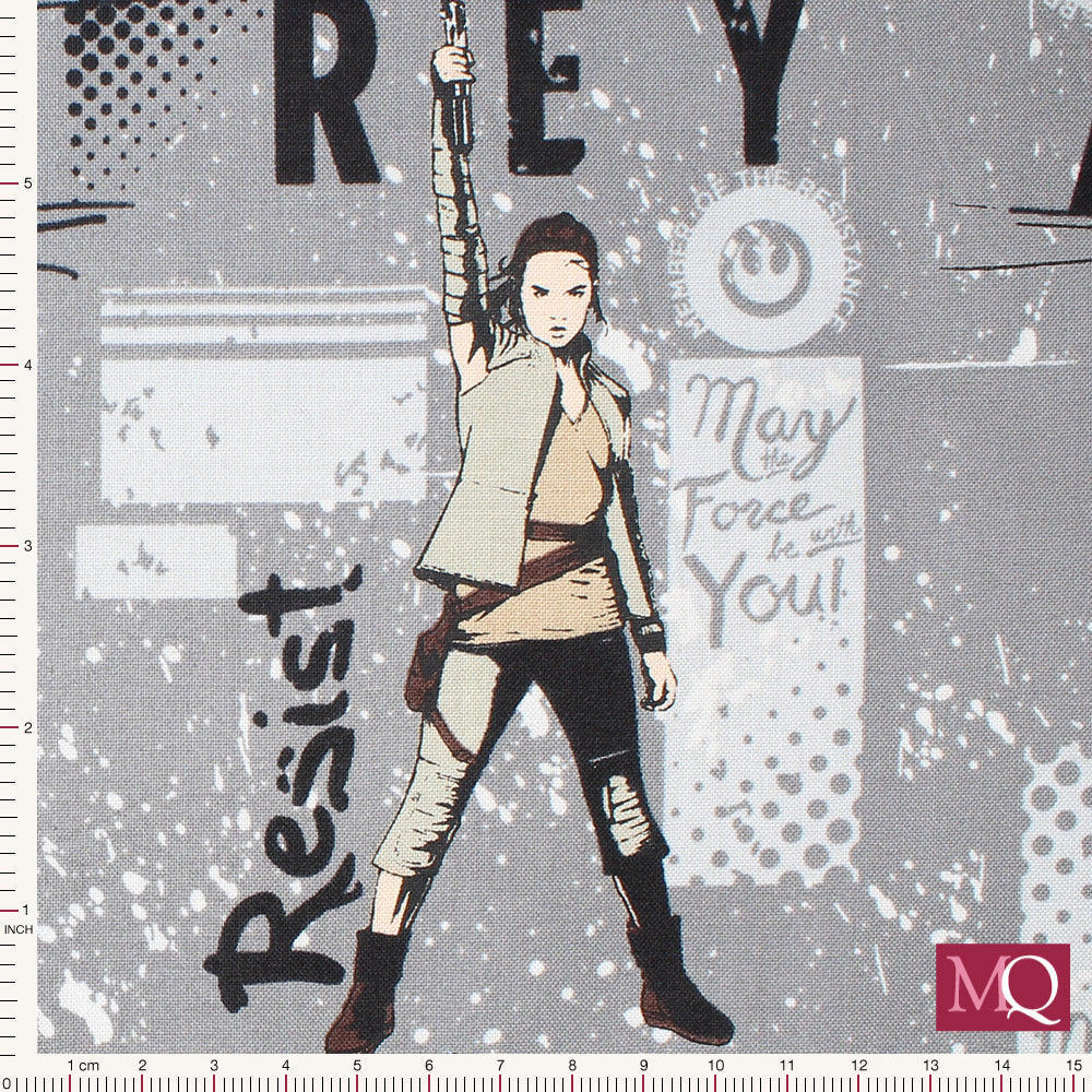 Star Wars from Camelot Fabrics - Rey Iron 7360404-2 Reduced NOW £7.00m