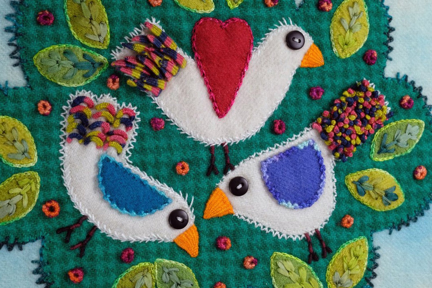 Homegrown  by Sue Spargo from Sue Spargo Folk Art Quilts # SS238