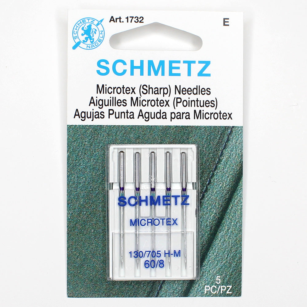 Schmetz Microtex (Sharp) Machine Needles - 60/8 1732