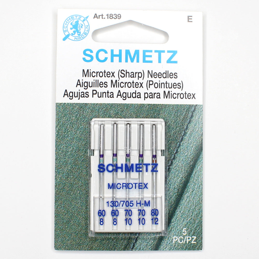 Schmetz Microtex (Sharp) Machine Needles - Mixed 1839
