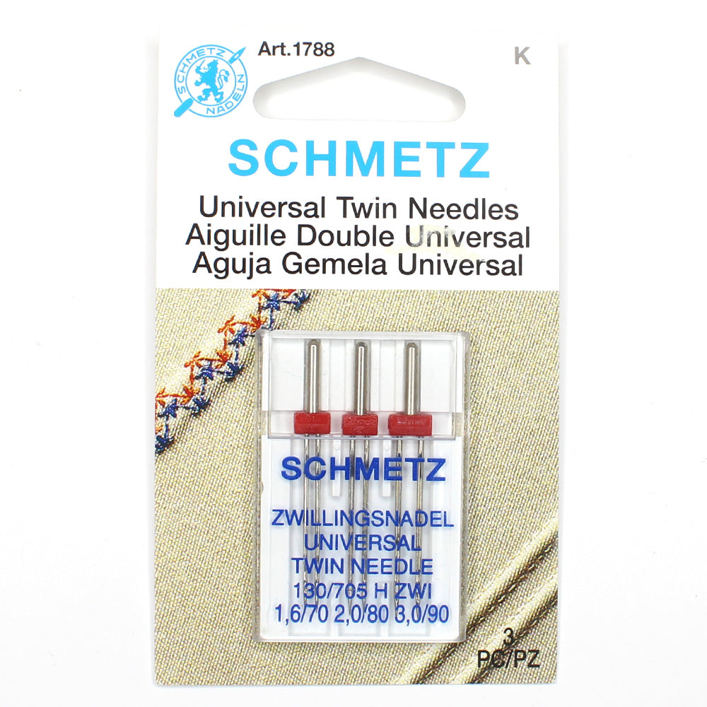 Schmetz Universal Twin Machine Needles - 3 sizes 1788