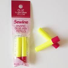 Sewline Fabric Glue Pen Refill - Yellow
