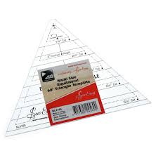 Multi Size Equilateral Triangle Template/Ruler NL4169