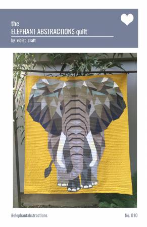 Elephant Abstractions Quilt # VC010 - From Violet Craft
