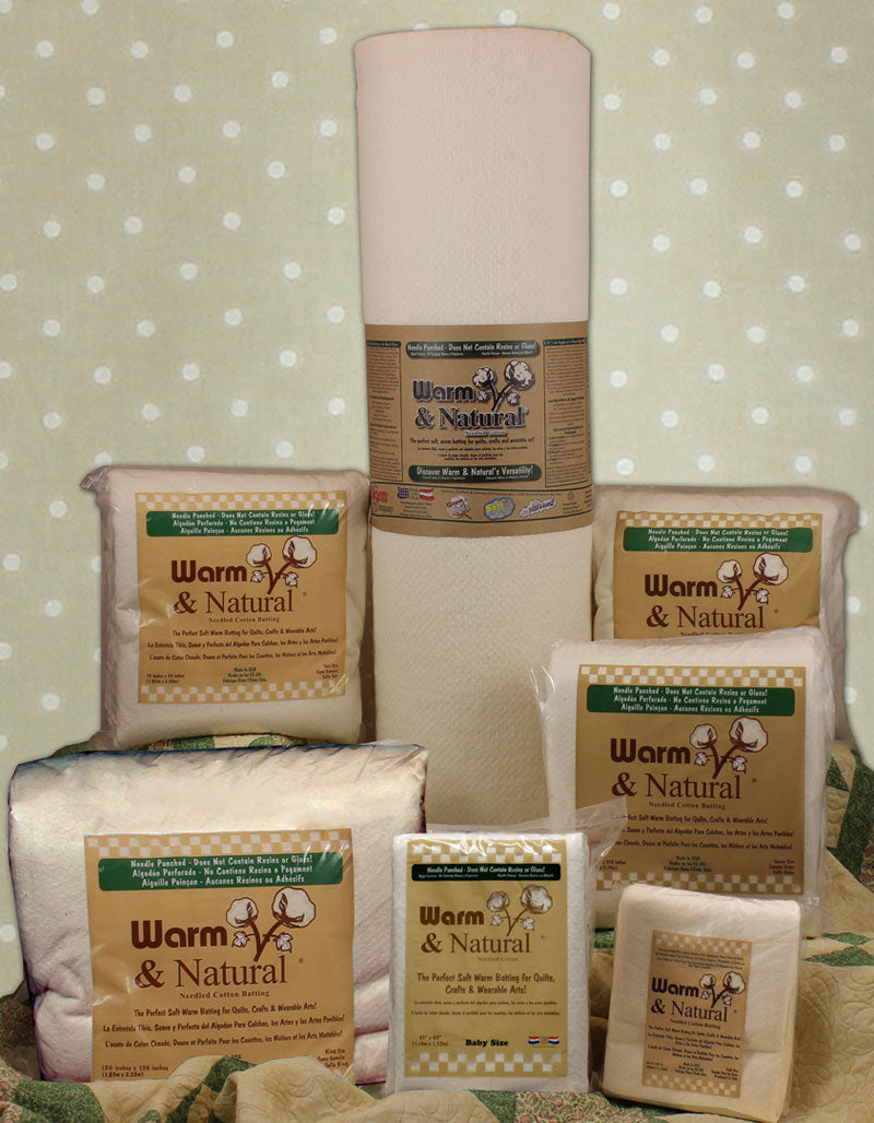 Warm & Natural Cotton Batting by the Fat Quarter