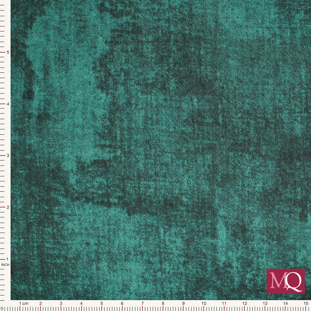 Dry Brush by Wilmington - Dark Teal - 108" Wide  Remnant