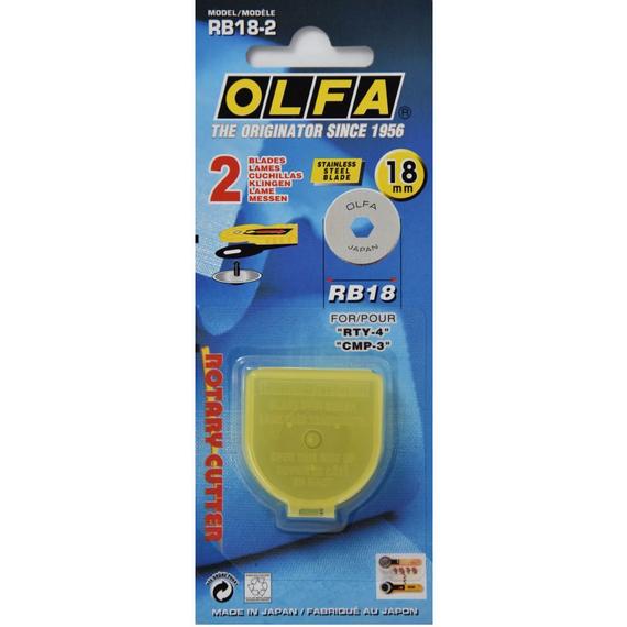 Olfa Rotary Blades - 18mm RB18-2