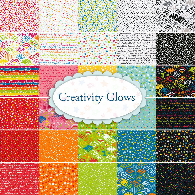 Jelly Roll - Creativity Glows by Creativity Shell for Moda