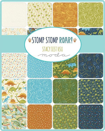 Stomp Stomp Roar 5" Charm Pack  - by Stacey Iest Hsu for  Moda