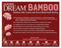 Quilters Dream - Bamboo Wadding - (Size Options)