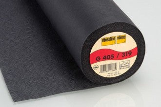 Vlieseline (Vilene) Recycled Interfacing – Medium  Charcoal – Fusible (Iron On)